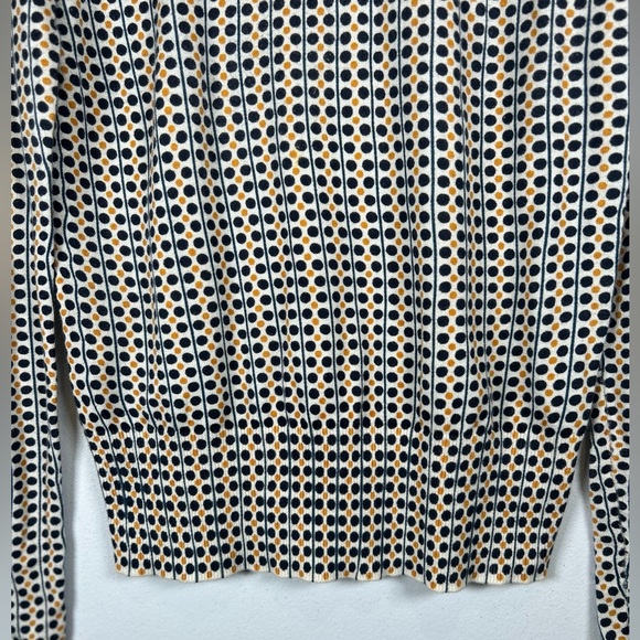 Ann Taylor Factory Blue and Gold Dot, Lightweight Sweater.Size XS.Career.Casual. - Picture 2 of 8